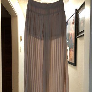 Sans Souci Sheer Pleated Pants